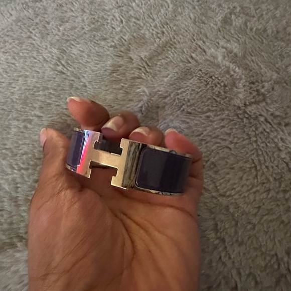 Hermes Clic Clack Purple Bracelet PM - Picture 6 of 6